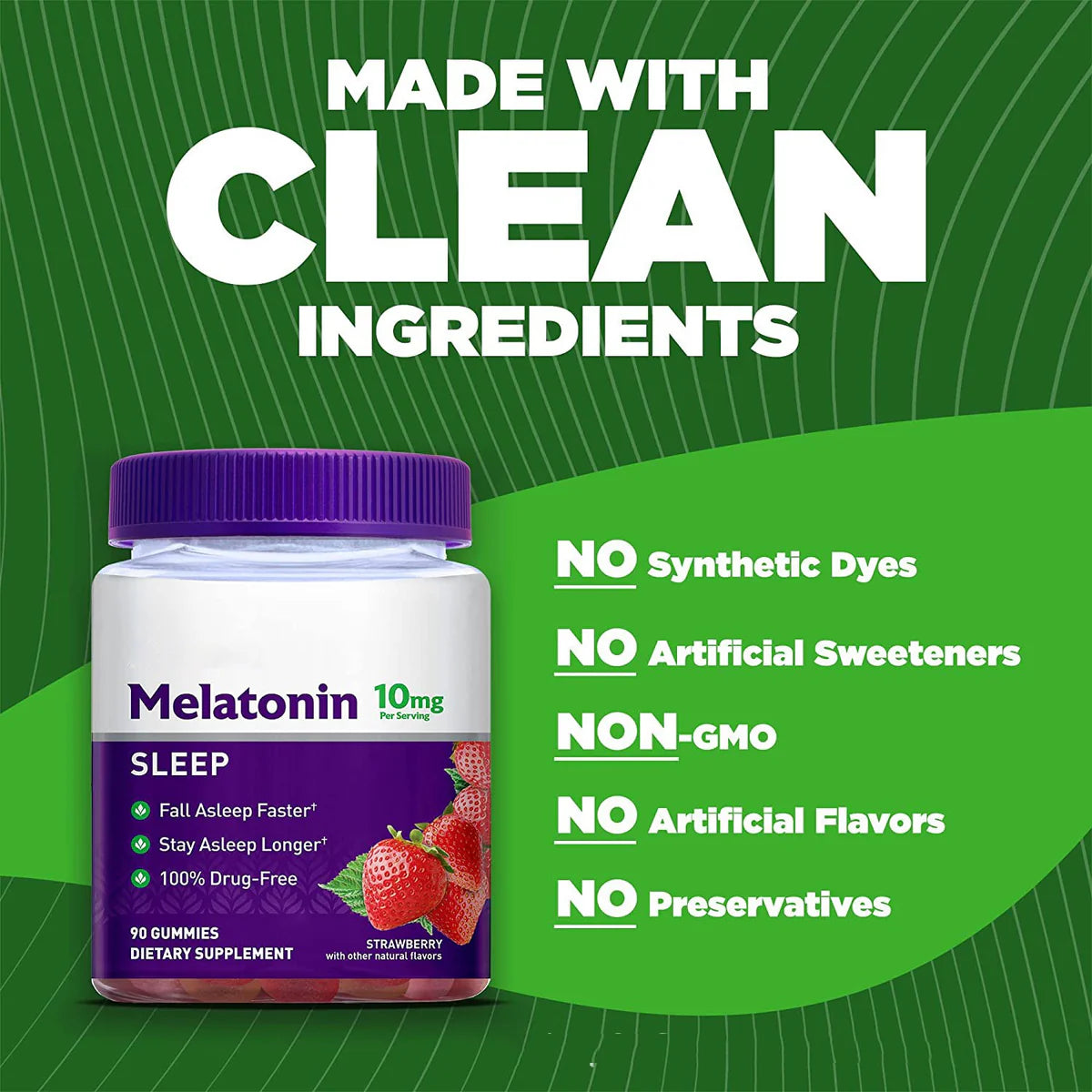 Melatonin Sleep Gummies (10MG)