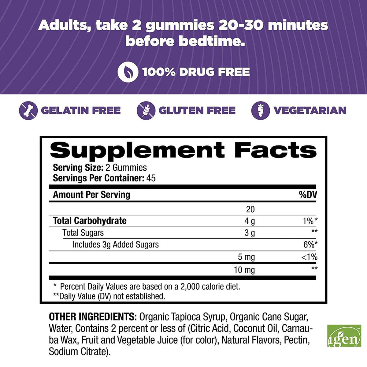Melatonin Sleep Gummies (10MG)